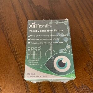 Presbyopia Eye Drops Sterile Individual Containers‎ 10 Ampoules